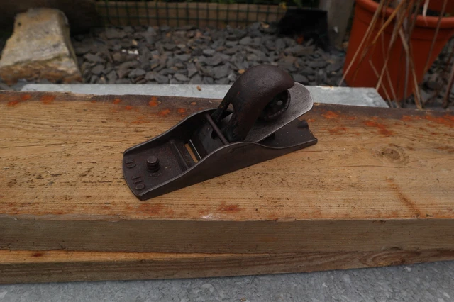 Vintage Used STANLEY No 110 block plane Carpentry Woodworking