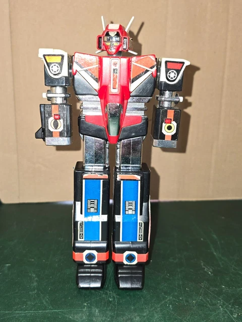 Robot Maskman Bioman 2 Biogalaxy Bandai 1987 - Avec Boîte - Pièces Manquantes (missiles)