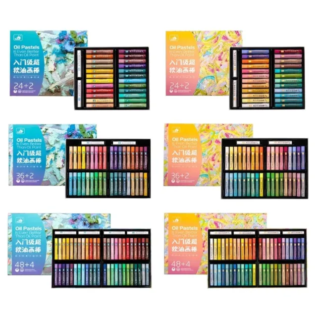 OIL PASTELS SETS Soft Oil Pastels for Drawing, Oil Crayons Pastels