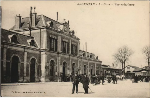 CPA Argentan La Gare, exterior view FRANCE (1053786)