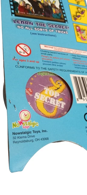 The 35th Anniversary Striped Edition Squirmles Magical Pet Nowstalgic Toys NOS