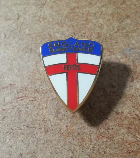 England Rugby League Vintage Enamel Badge