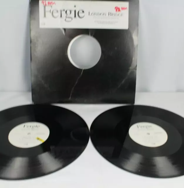 Lot Of 2 Fergie London Bridge 12" Dj Vinyl Instrumental Acapella *Quick Ship*