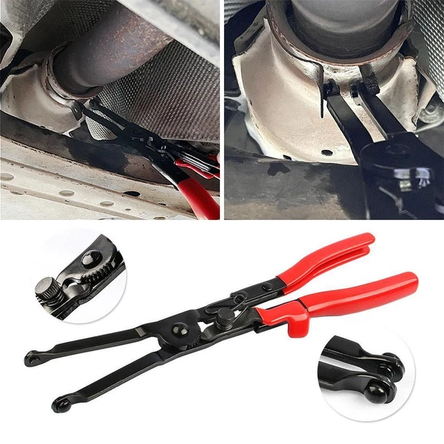 Pinze di rimozione morsetto tubi di scarico auto per kit di riparazione tubi strumento