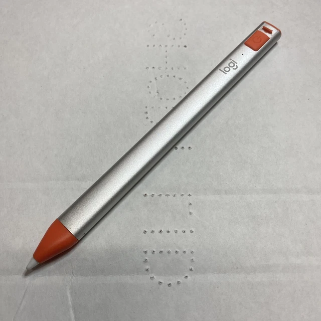 Logitech Crayon Pencil Pen for Apple iPad 2018 Above Orange Missing Cap
