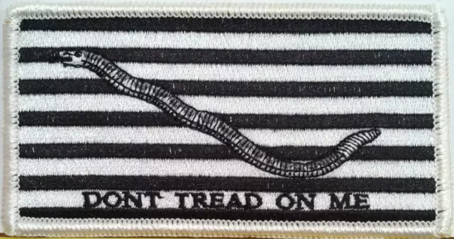 DON'T TREAD ON ME US NAVY JACK FLAG iron-on PATCH AMERICAN embroidered GADSDEN