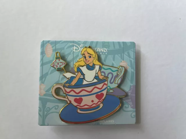 Pin Disney Alice Serie Tasse Alice in Wonderland / El 700 Disneyland Paris Pin's