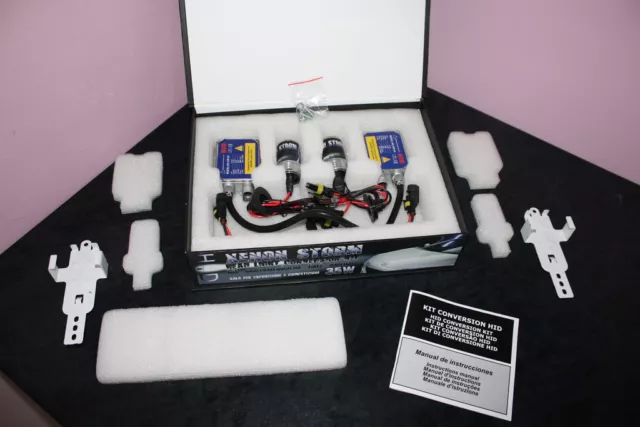 Kit Xenon Hb3 8000K 8000 Kelvin Digitali Fari Xeno 9005 Auto Moto Camper Caravan