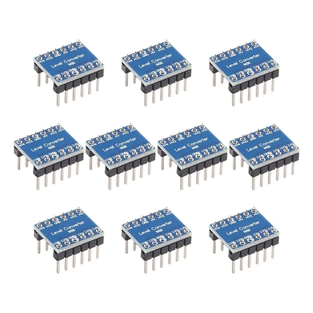 10PCS 4 CHANNEL IIC Logic Level Converter BiDirectional Module 33V to ...