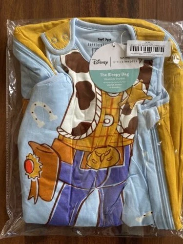 New Disney Little Sleepies 0-6 Months Woody The Sleepy Bag Wearable Blanket
