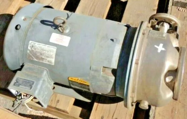 Goulds G&L Series SSH Centrifugal Pump 1x2 - 8 SS, 10ASHK6, 125 GPM @ 90 ft