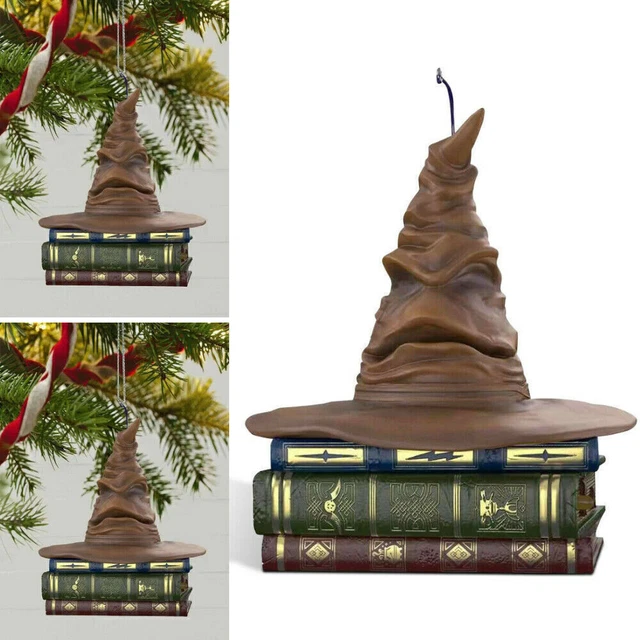 Xmas Harry Potter Sorting Hat Pendant Decors Magic Sound Moving Christmas Tree。