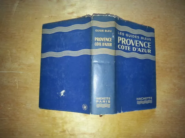 Les Guides Bleus Provence Côte D'azur 1960