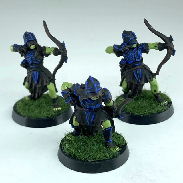 Figs Uruk-Haï Archers, Blister Métal, Warhammer Le Seigneur Des Anneaux - P-00GWP