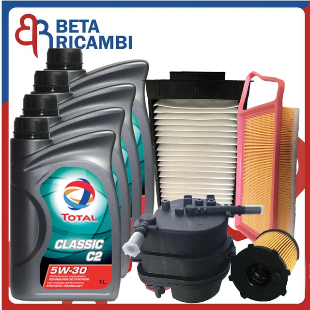 Kit Tagliando Citroen C1 Peugeot 107 Toyota Aygo 1.0 50 Kw 3 Filtri 3 Olio 5W40 - Foto 6