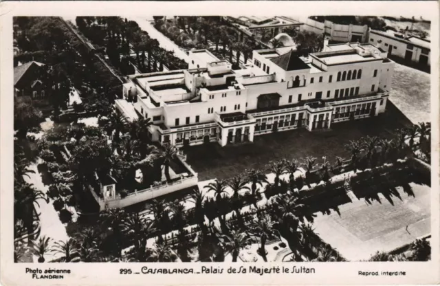 CPA AK CASABLANCA Palais de Sa Majesté le Sultan MAROC (23094)
