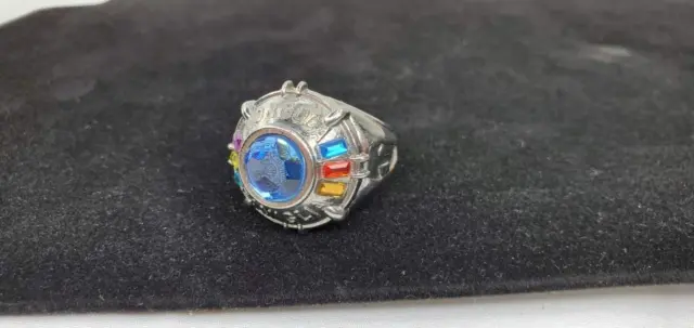 VONGOLA FAMIGLIA Collectible Sky Ring , Silver tone with Colored Stones