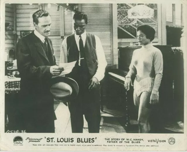 St. Louis Blues original 8x10 lobby card Eartha Kitt Nat King Cole W.C. Handy