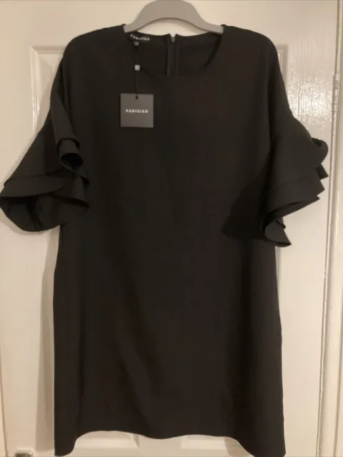 Black tunic dress size 14/16