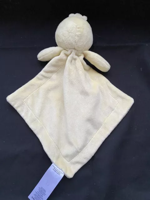 Little Nutmeg Morrisons Yellow Duck Plush Comforter Blankie Blanket Soft Toy