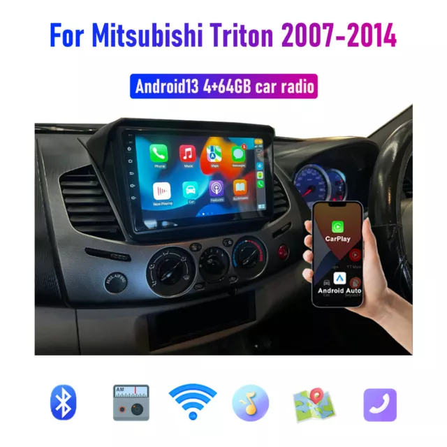 Apple CarPlay Android Auto For Mitsubishi Triton 2007-2014 Radio Stereo DSP GPS