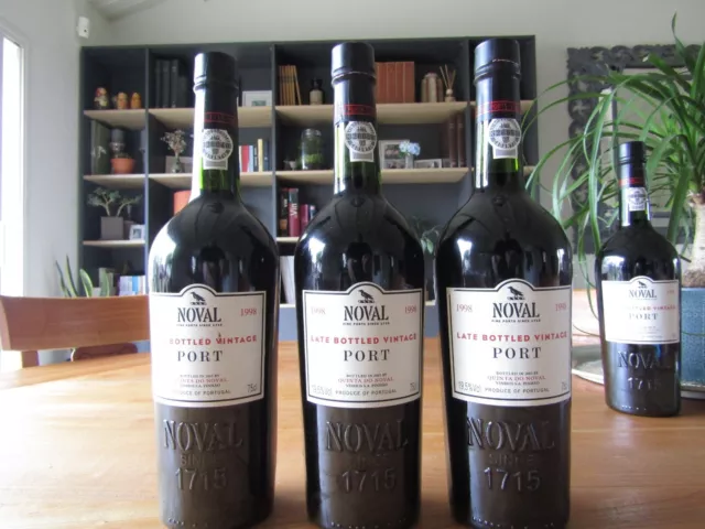 3 x Bts Porto Late Bottled Vintage 1998 Quinta Do Noval