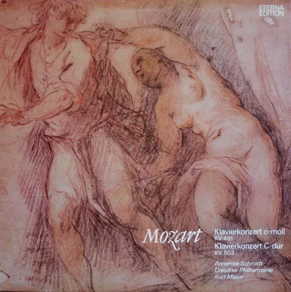 Mozart*, Annerose Schmidt, Dresdner Philharm LP RP Blu Vinyl Scha