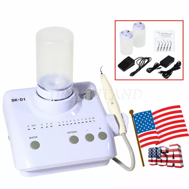 Auto Dosing Dental Ultrasonic scaler Teeth Cleaner + 2 Bottles for DTE SATELEC