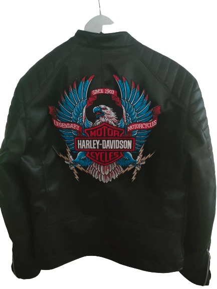 PATCHS ÉCUSSON HARLEY-DAVIDSON Thermocollant De 30CM Pour Les Vestes
