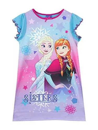 Disney Camicia da Notte per Ragazze Frozen Multicolor 7-8 Anni