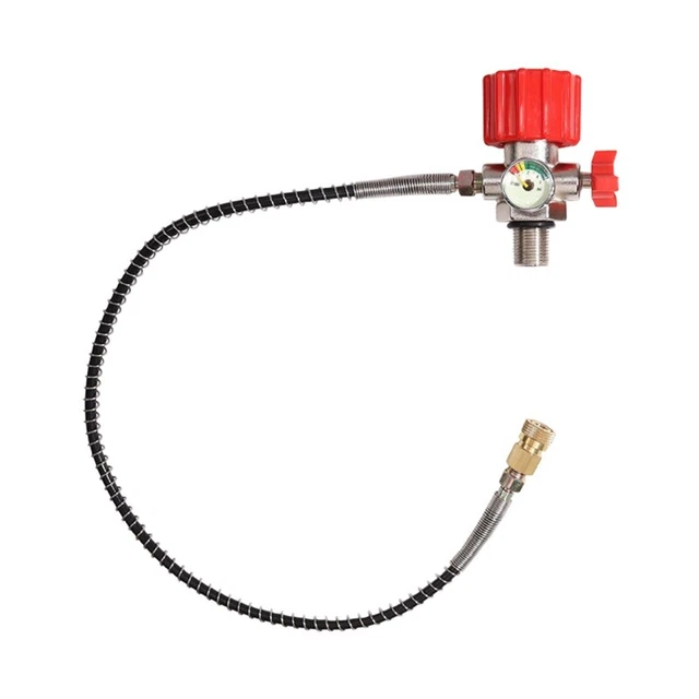 24Inch M18X1.5 Thread 5000Psi SCBA Regulator Fill Station Hose for PCP Air  R4O5