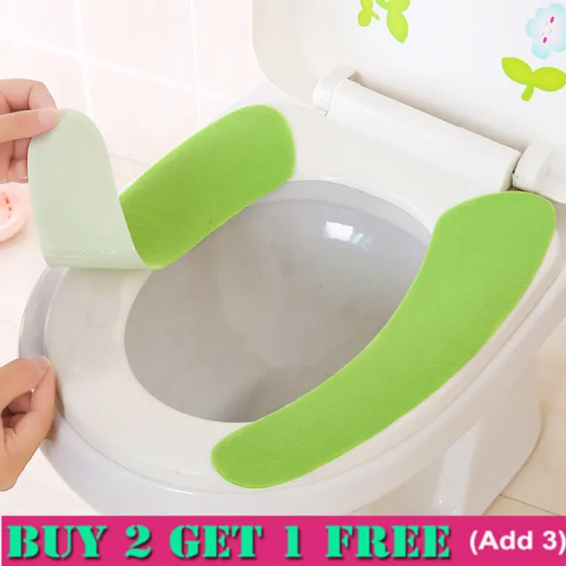 Coussin de toilette couleur unie peut être recadré et collé siège de toilette FU
