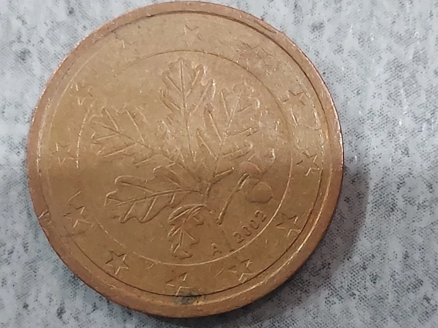 UNE PIÈCE TRÈS rare de 2 centimes, Rameau de Chêne Allemand, datant de