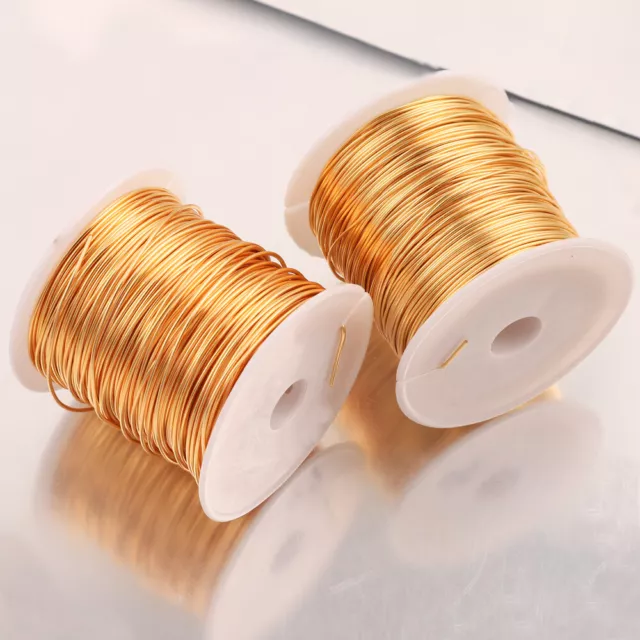 Brass Copper Wires 0.3/0.4/0.5/0.6/0.8/1.0 MM Width Handmade DIY Jewelry Making 2
