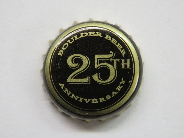 Precedente Birra Bottiglia Corona Tappo ~ ~ Boulder 25th Anniversario ~