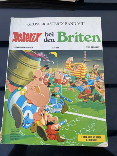 Comic: Großer Asterix  Band VIII (8) - Asterix bei den Briten - 1971