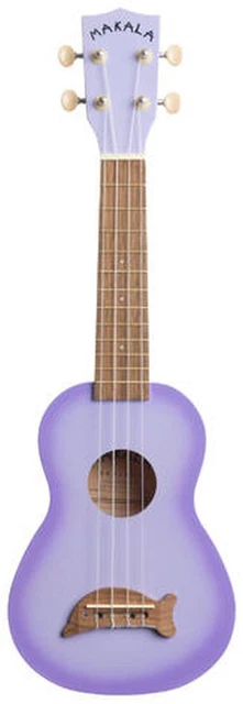 KALA Makala Dolphin Mk-Sd-Plburst - Violet Burst Soprano Dolphin Ukulele, Avec T