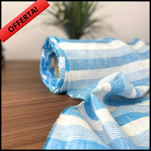 tessuti e stoffe per abbigliamento, lino tessuto, scampoli tessuto