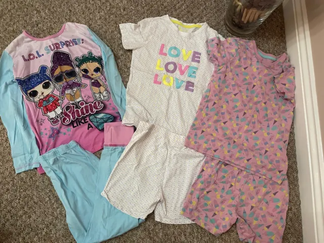 Pacchetto di pigiami per bambina 9-10 anni pantaloncini TU LOL