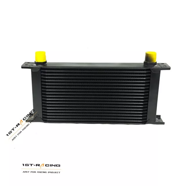 Black Universal 19 Row Oil Cooler AN-10 Aluminum Engine Transmission 10-AN