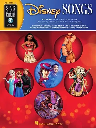 Disney Songs Sing with the Choir Volume 18