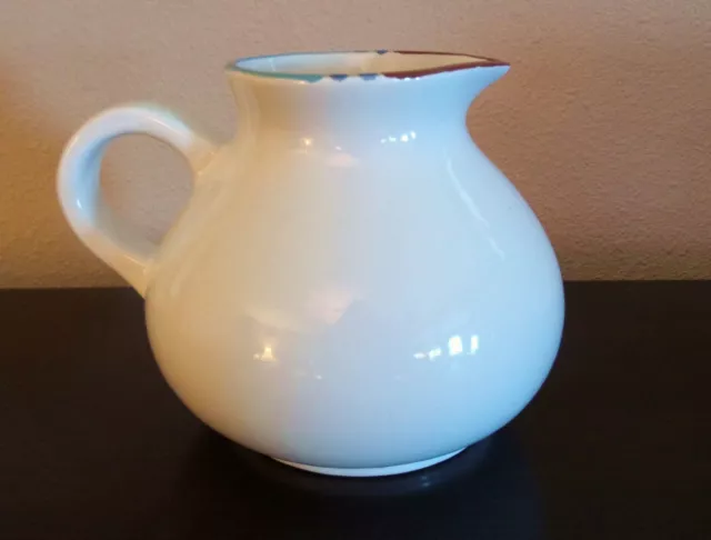 Dansk Mesa White Sand 48 oz. Pitcher Made in Portugal