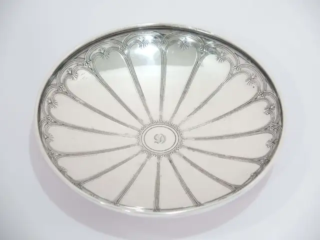 7.25 in - Sterling Silver Tiffany & Co. Antique Footed Serving Plate