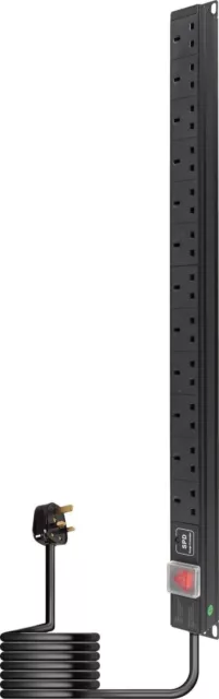 12-way Vertical RH PDU Switched, Surge Protection, Power Distribution Unit, 4921