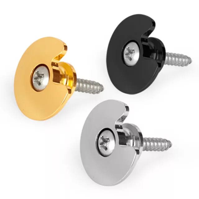 Schaller S-Locks Classic Button Strap Locks Set of 2 (Chrome)