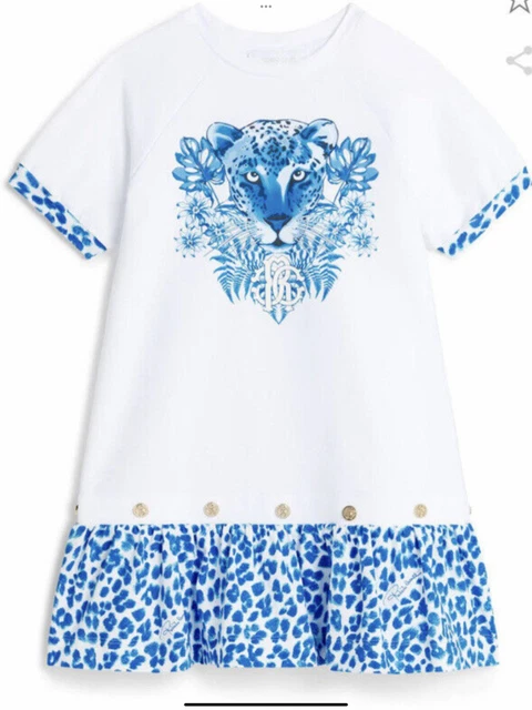 Roberto Cavalli Girls Water Safari Dress Age 5 Years BNWT RRP £216