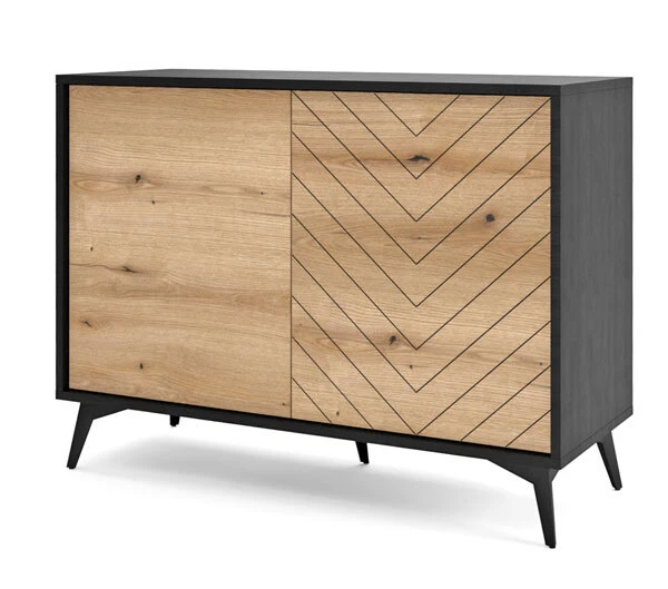 Commode Buffet 103,5cm Evoke Chêne Noir 2-türig 83779197