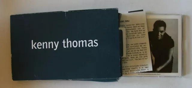 Kenny Thomas Wait For Me UK CDBox 1993 Soul Rare Album Sampler