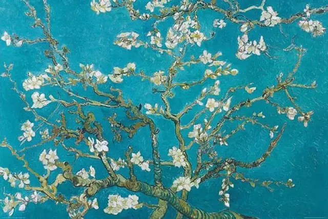 Vincent Van Gogh Poster Mandelblüten, 1890 - Almond Blossom Kunstdruck 91,5x61cm
