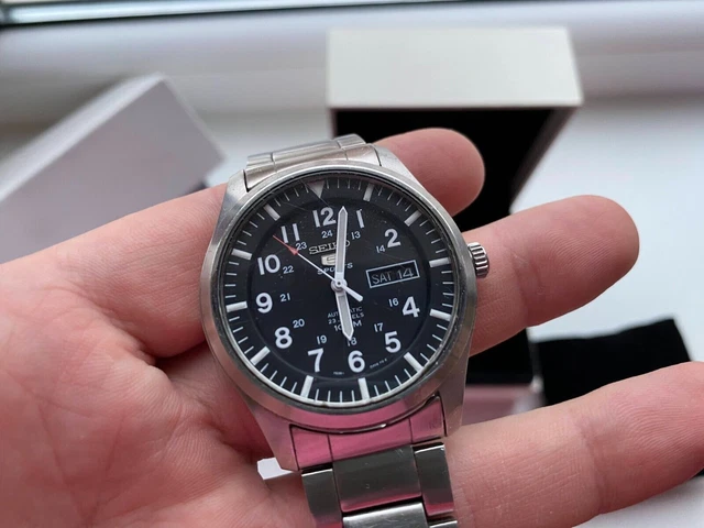 RELOJ SEIKO 5 DEPORTIVO 7S36 03J0 AUTOMATICO 23 JOYAS DIA FECHA